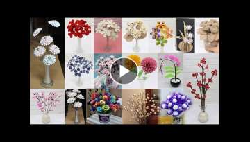 35 Flower from different materials / How to make Flower