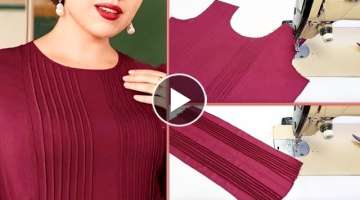 Basic sewing tips and hacks you may not know about / Neck Design Cutting and Stitching
