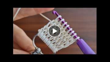 Super easy crochet knitting belt pattern / Making eye-catching knitting patterns very easy